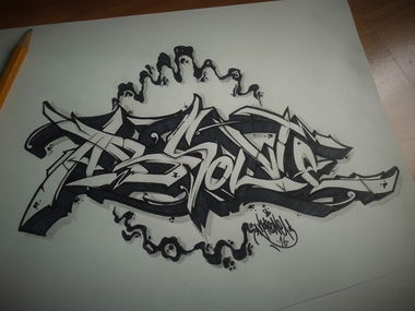 Graffiti Sketch - Photo by haiope - hope (2016)