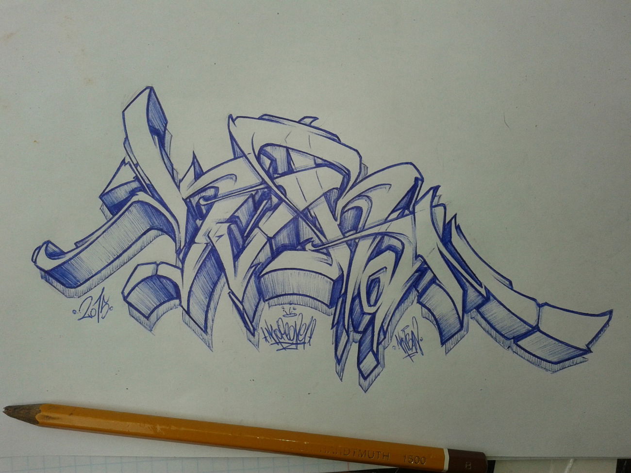 Graffiti Sketch - Photo by haiope - kuban, hope (2015)