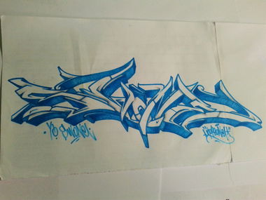 Graffiti Sketch - Photo by haiope - hope, Swone (2016)