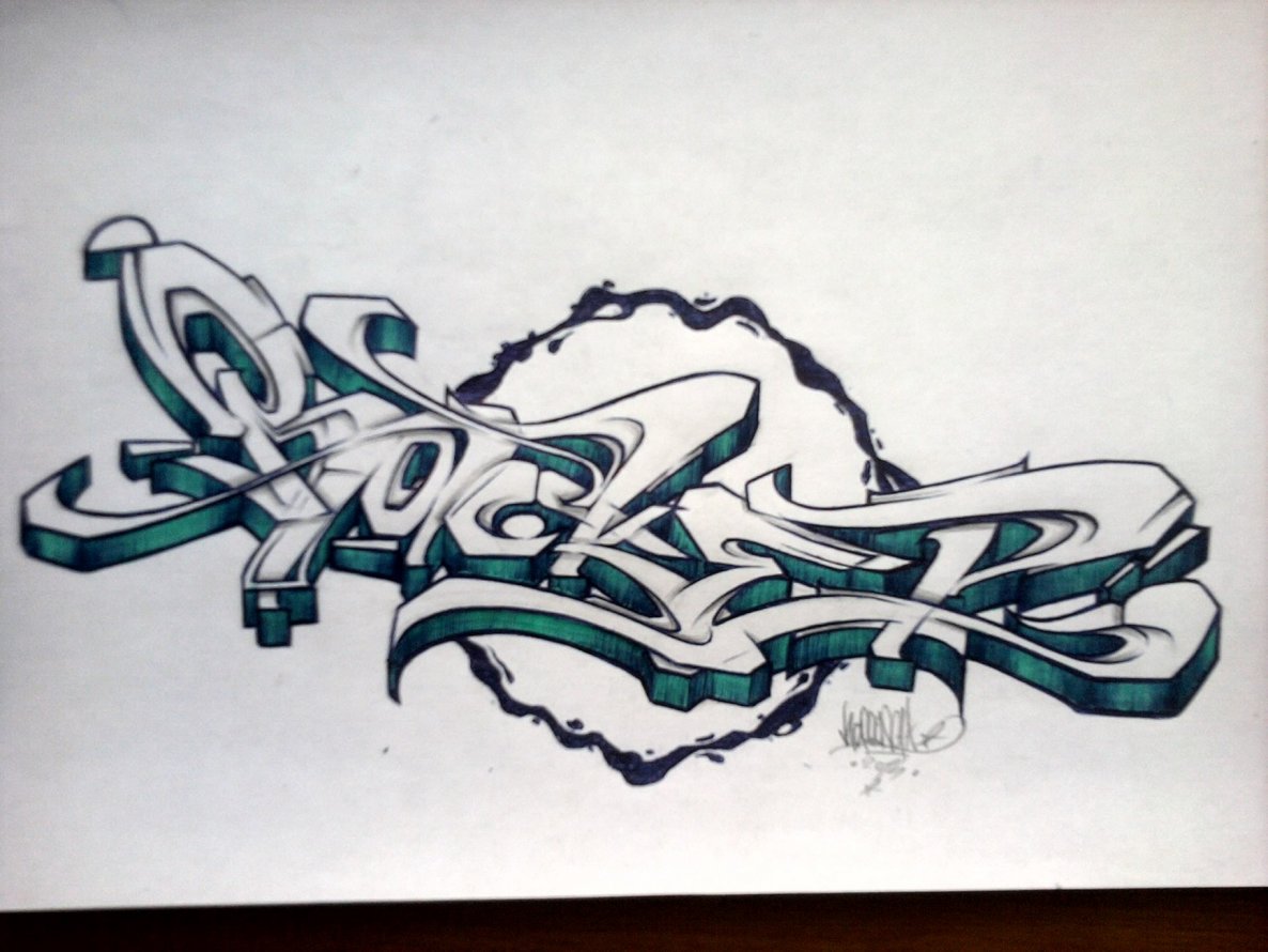 Graffiti Sketch - Photo by haiope - HOPE1 (2014)