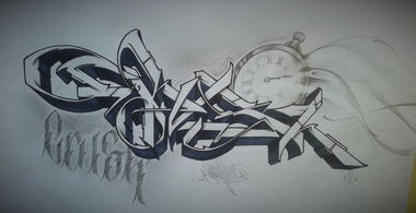 Graffiti Sketch - Photo by haiope - HOPE, CRUSH (2016)