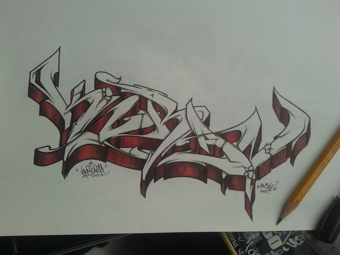 Graffiti Sketch - Photo by haiope - HOPE, KUBAN (2015)
