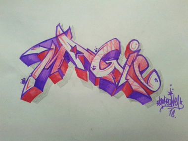 Graffiti Sketch - Photo by haiope - HOPE, MAGIC (2016)