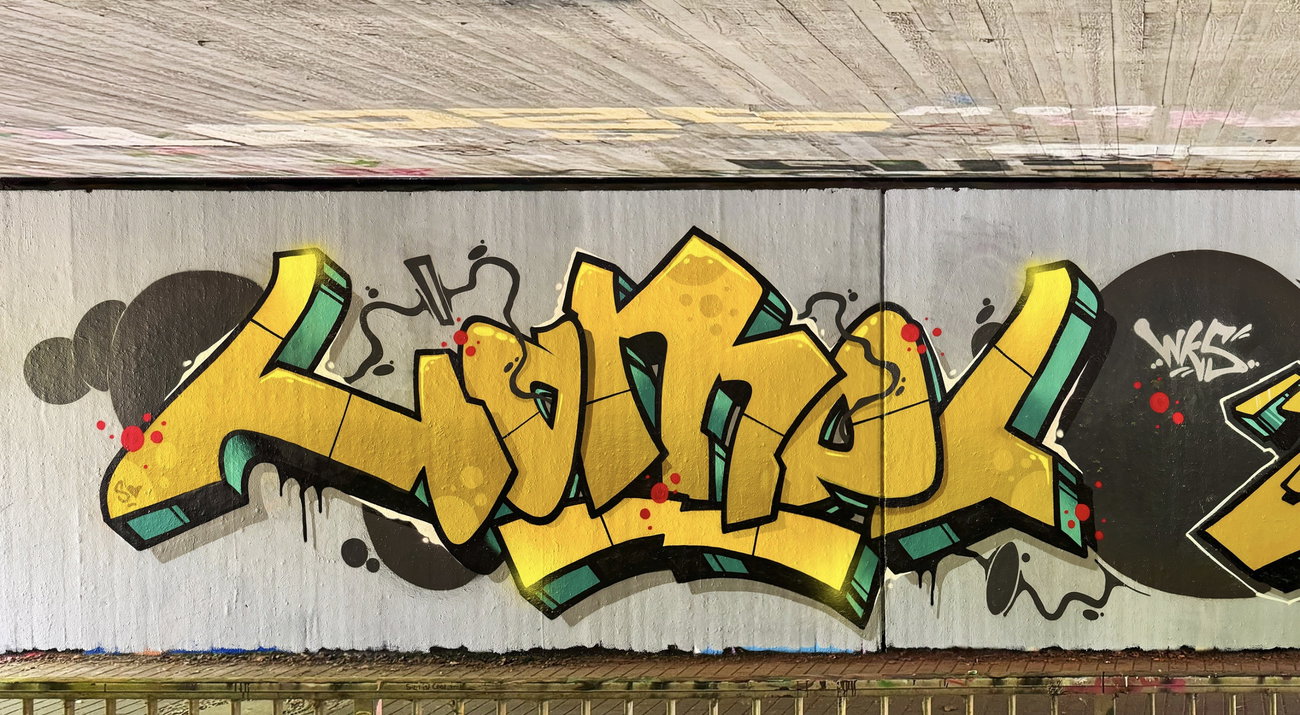 Graffiti Wall in Münster - Photo by hampipmah (2026)