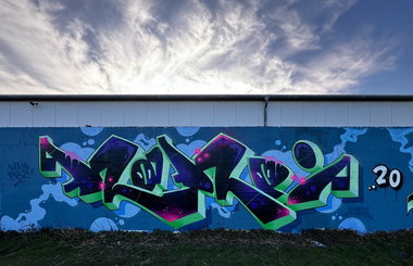 Graffiti Wall in Münster - Photo by hampipmah (2024)