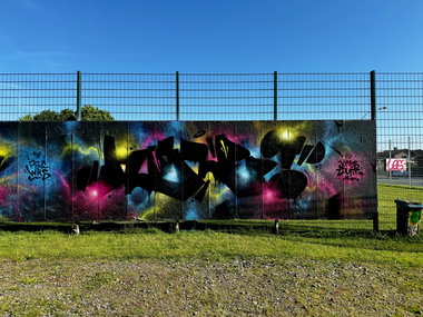 Graffiti Wall in Nordwalde - Photo by hampipmah (2024)