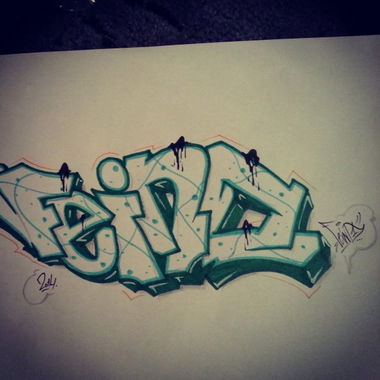 Graffiti Sketch - Photo by hanshurensohn (2014)