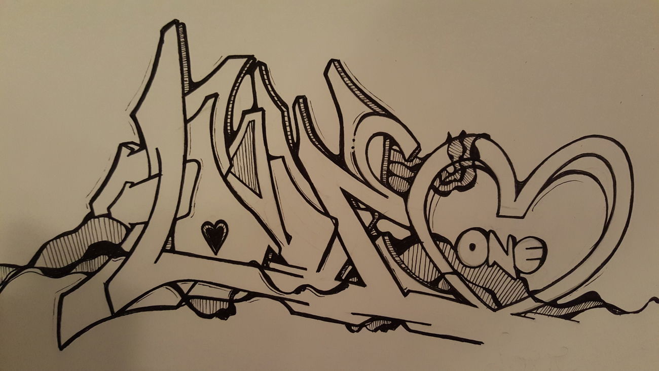 Graffiti Sketch - Photo by hanspeter