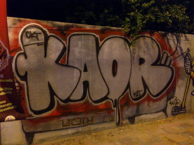 Graffiti Bombing in Pattaya - Photo by hanswurst