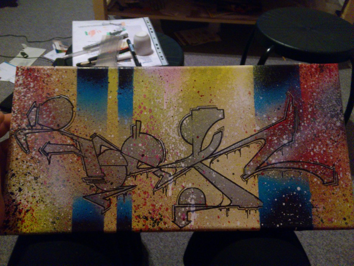 Graffiti Sketch in Dresden - Photo by hanswurst