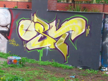 Graffiti Wall in Dresden - Photo by hanswurst