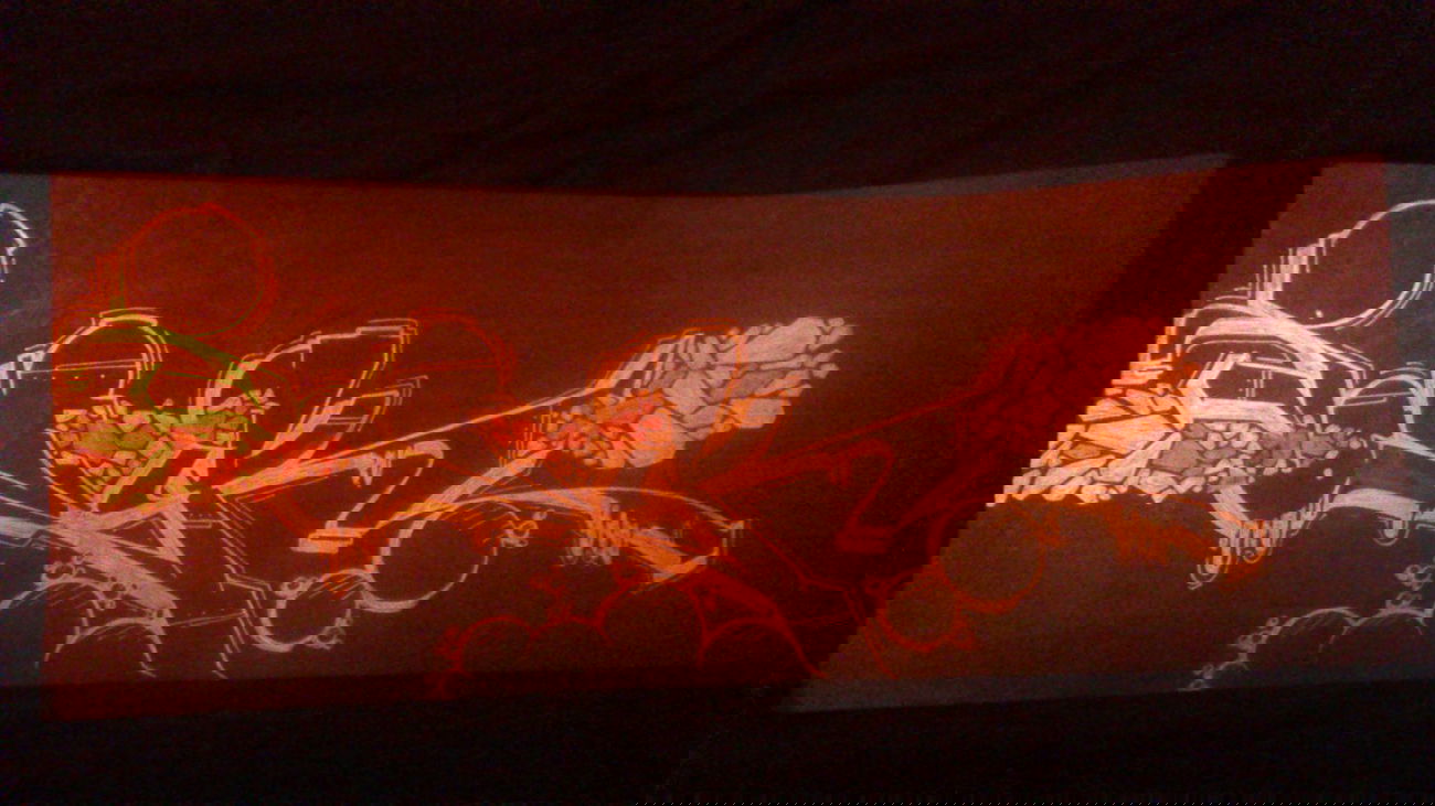 Graffiti Sketch in Dresden - Photo by hanswurst