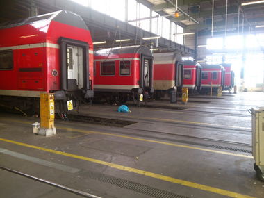 Graffiti Train in München - Photo by hanswurst