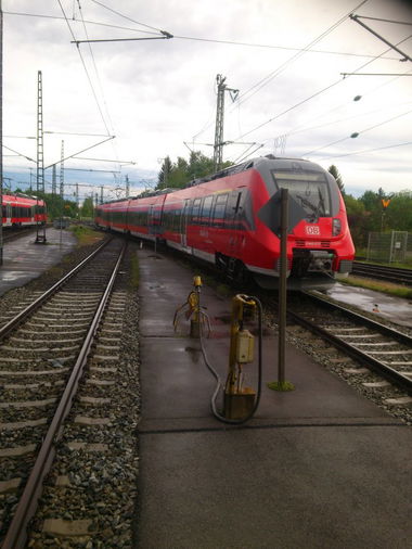 Graffiti Train in München - Photo by hanswurst