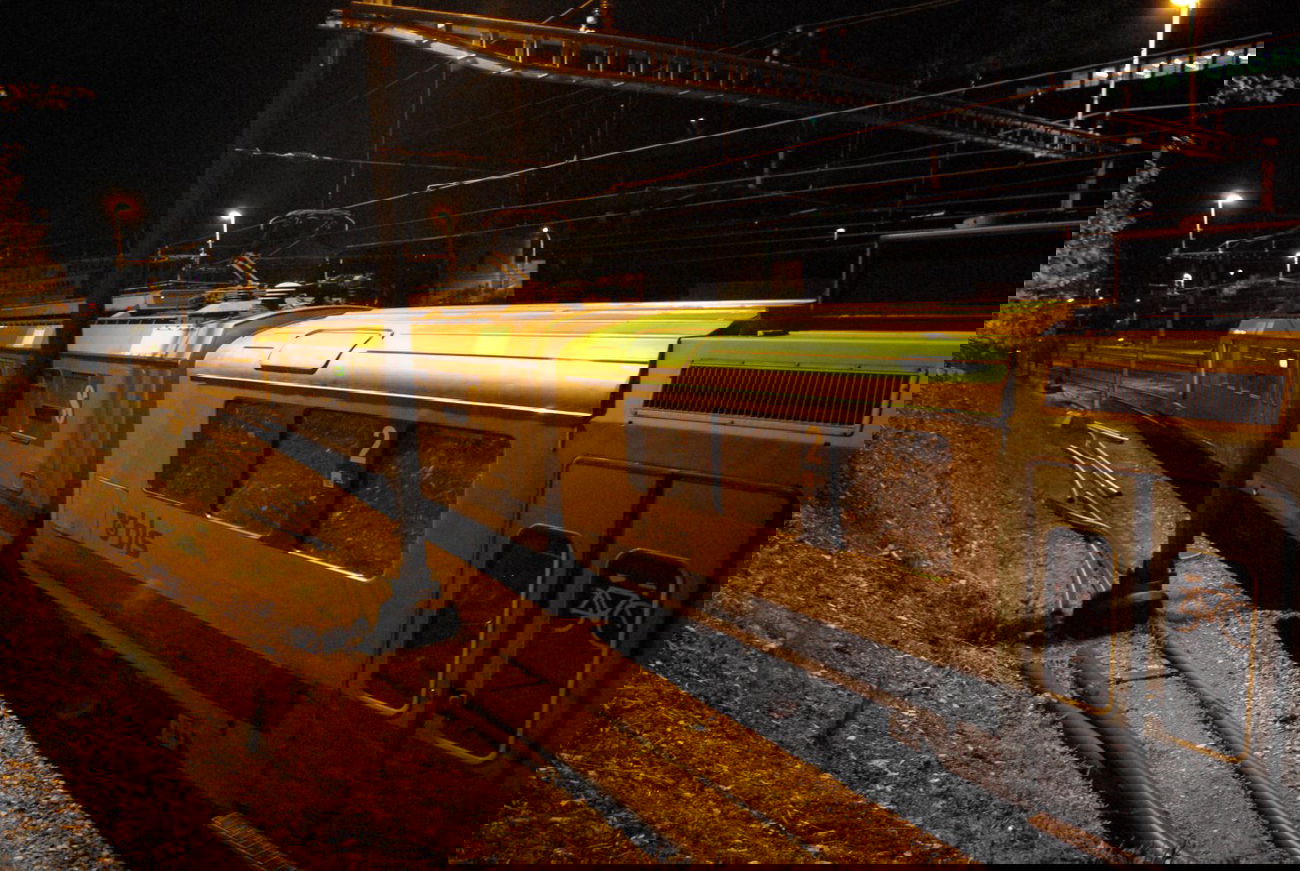 Graffiti Train in Berne - Photo by hanswurst