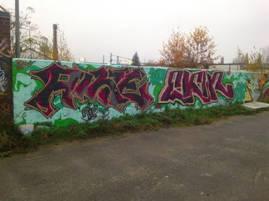 Graffiti Wall in Bremen - Photo by hanswurst