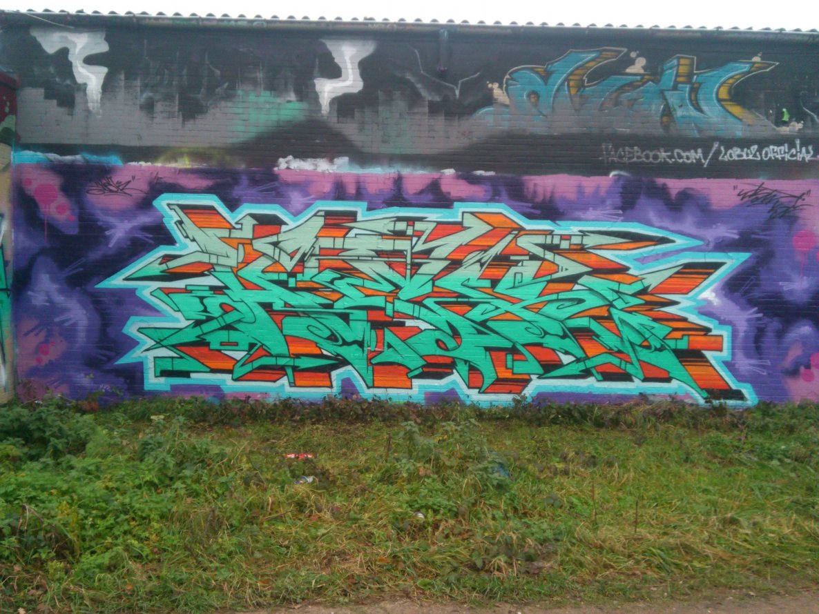 Graffiti Wall in Bremen - Photo by hanswurst - hek