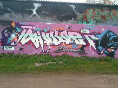 Graffiti Wall in Bremen - Photo by hanswurst