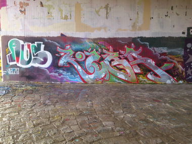 Graffiti Wall in Dresden - Photo by hanswurst