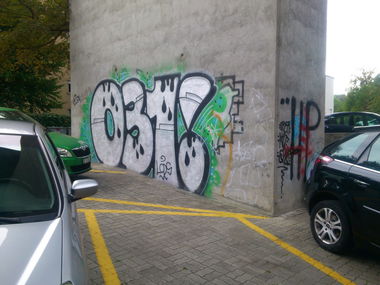Graffiti Bombing in Berne - Photo by hanswurst