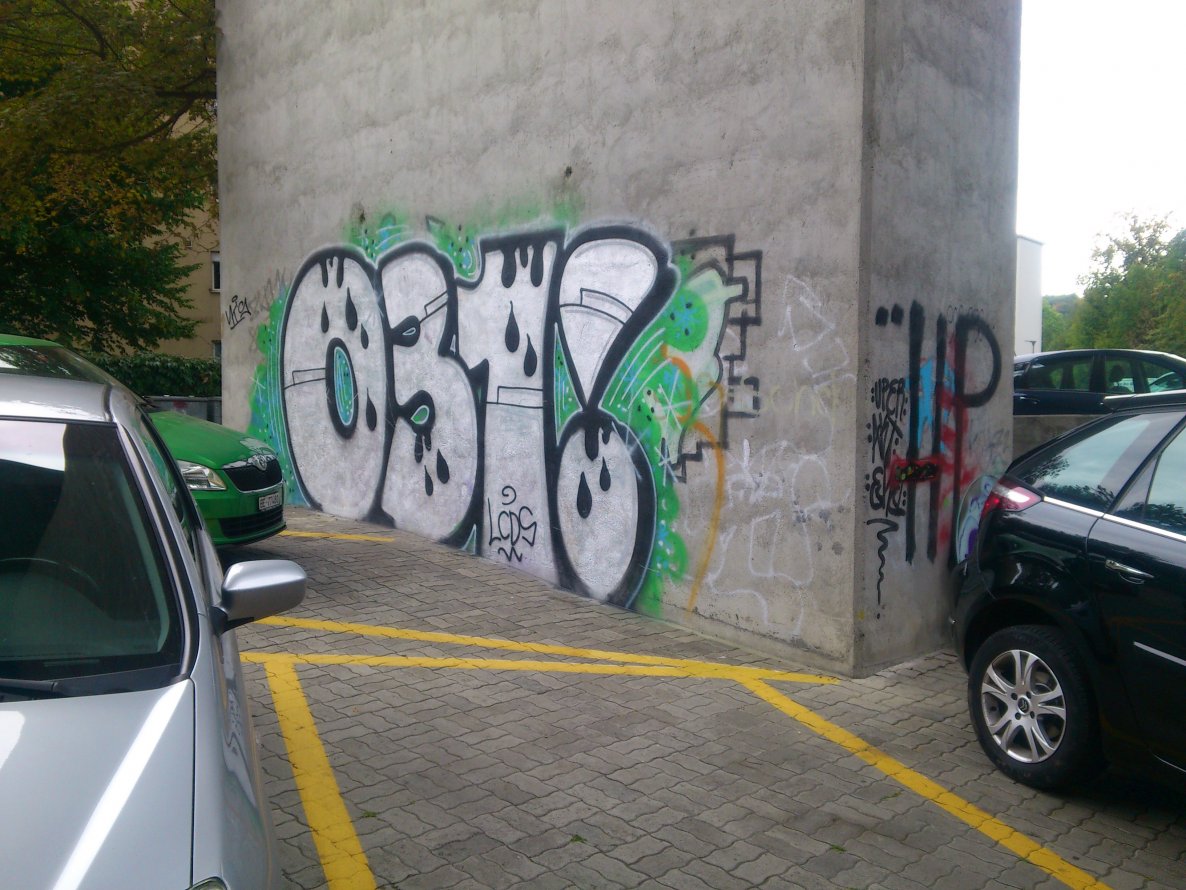 Graffiti Bombing in Berne - Photo by hanswurst
