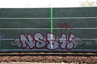 Graffiti Bombing in Warsaw - Photo by hanzo122 - NS*B1 (2012)
