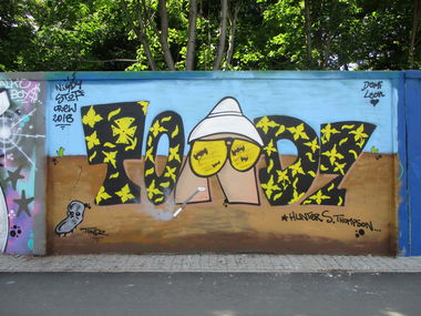 Graffiti Wall in Polska - Photo by hanzo122 - HunterSThompson (2018)