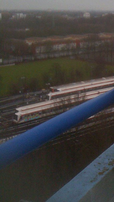 Graffiti Train in Hamburg - Photo by haserr - hase