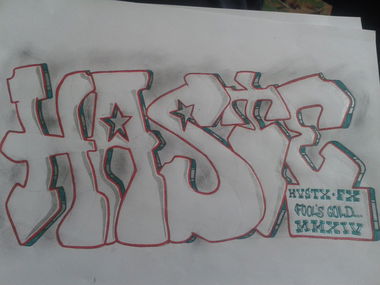 Graffiti Sketch - Photo by hastehastehaste (2014)