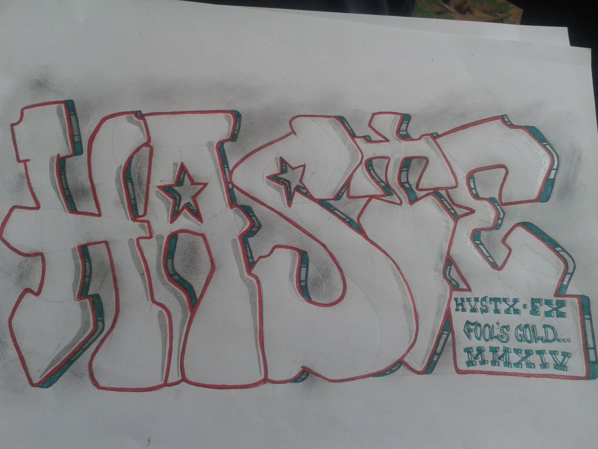 Graffiti Sketch - Photo by hastehastehaste (2014)