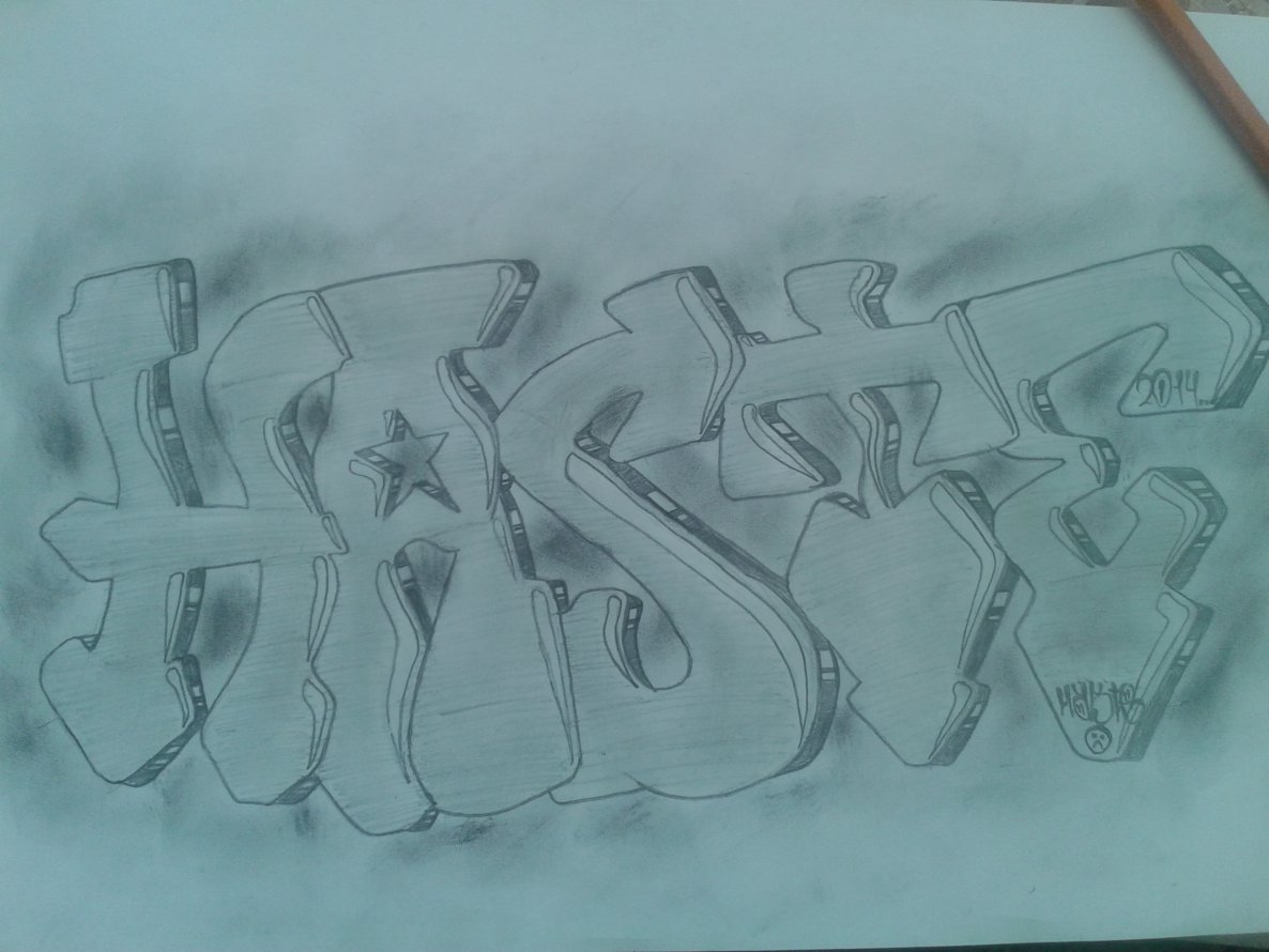 Graffiti Sketch - Photo by hastehastehaste