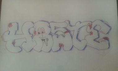 Graffiti Sketch - Photo by hastehastehaste