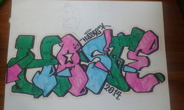 Graffiti Sketch - Photo by hastehastehaste