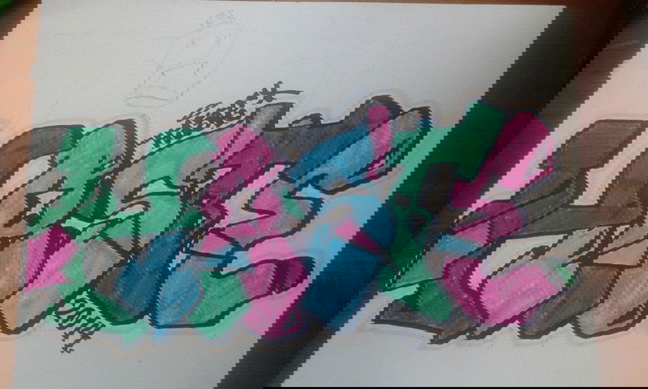 Graffiti Sketch - Photo by hastehastehaste