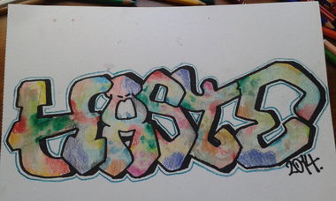 Graffiti Sketch - Photo by hastehastehaste