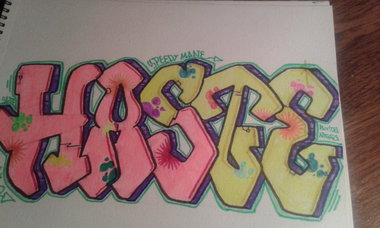 Graffiti Sketch - Photo by hastehastehaste