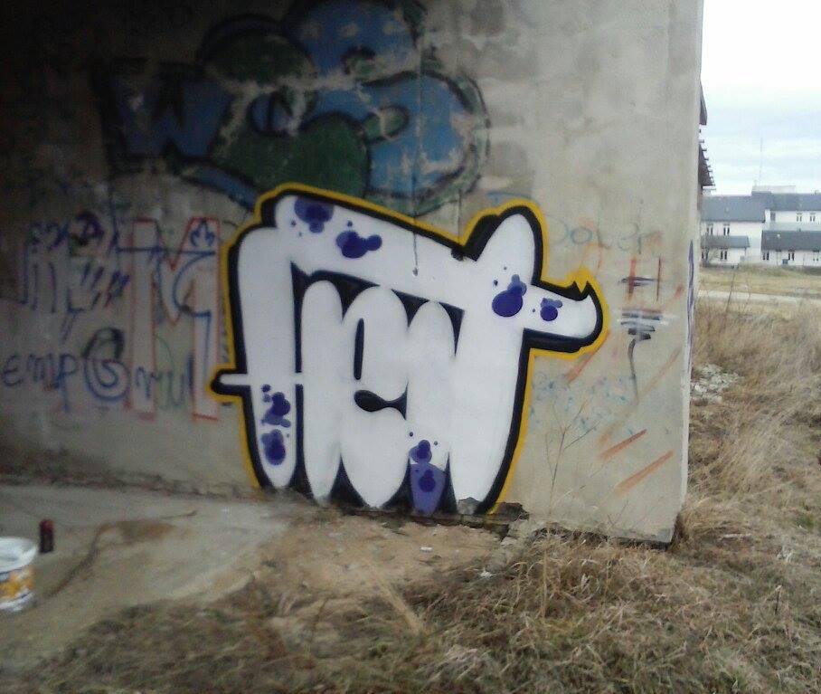 Graffiti Wall in Swidnica - Photo by hatenwd - Hate, Heit, Nwd (2014)