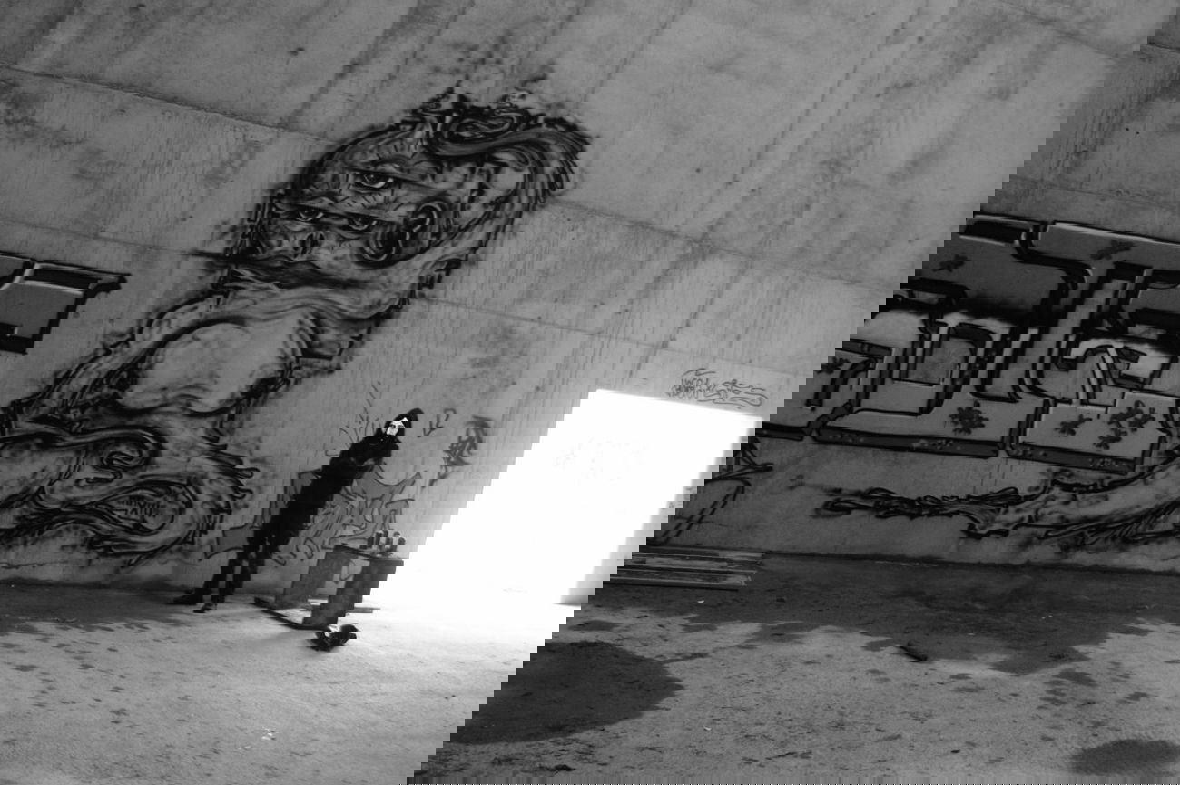 Graffiti Artwork - Photo by hauaufdiekacke - black, and, white (2013)