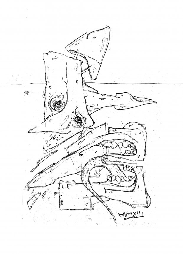 Graffiti Sketch - Photo by hauaufdiekacke - character, weird, stuff (2013)