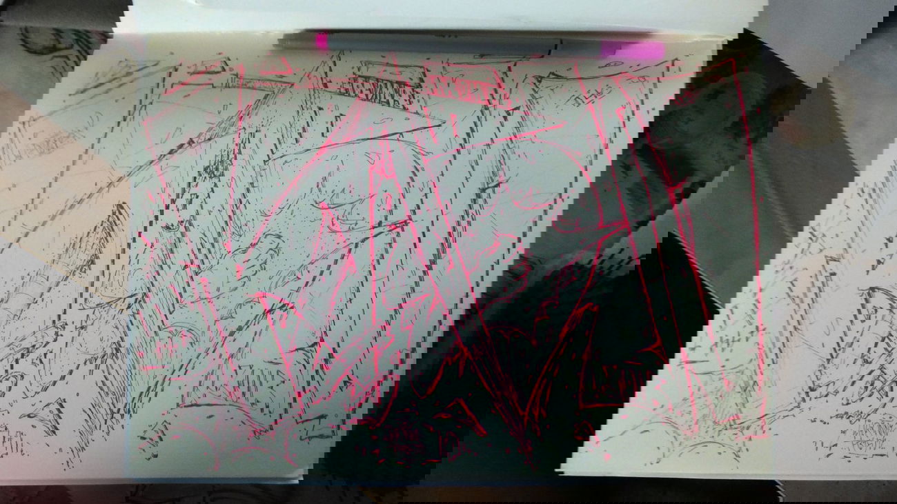 Graffiti Sketch - Photo by hauaufdiekacke - zecke (2013)