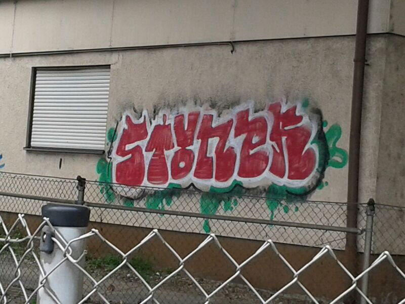 Graffiti Bombing - Photo by haze13 - Stoner