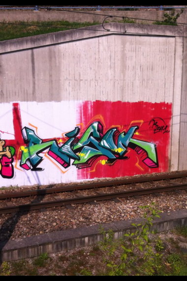 Graffiti Wall - Photo by haze13 - Risom (2014)