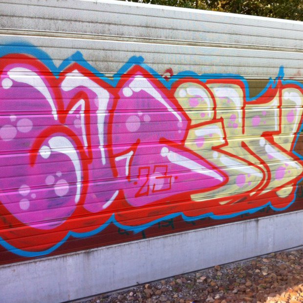 Graffiti Bombing - Photo by haze13 - Twin