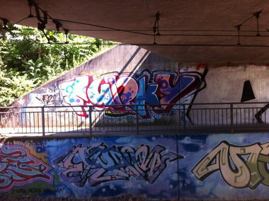 Graffiti Wall - Photo by haze13