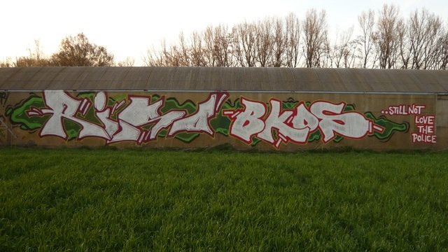 Graffiti Wall - Photo by haze13 - Riso, bkos