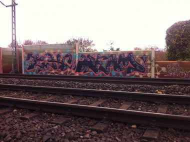 Graffiti Bombing - Photo by haze13 - Techo, dreamer (2014)