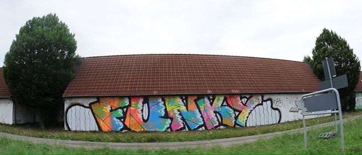 Graffiti Wall - Photo by haze13 - Karlsruhe, Bombing (2015)