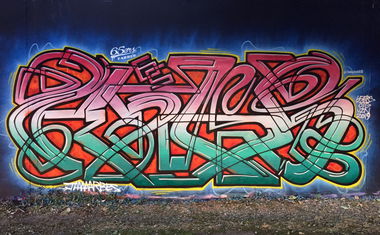 Graffiti Wall in France - Photo by heaks65 - 65ERS, Laval, heaks65 (2019)