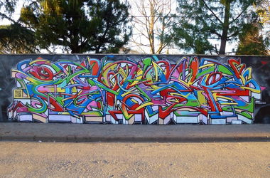 Graffiti Wall in Tarbes - Photo by heaks65 - Heaks, 65ERS, Tarbes (2014)