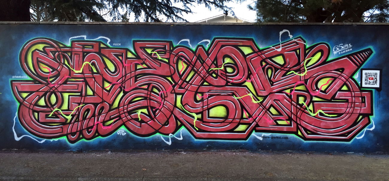 Graffiti Wall in France - Photo by heaks65 - 65ERS, ZuluNation, heaks65 (2020)
